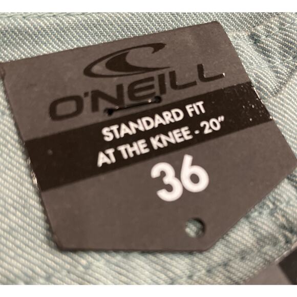 O'Neill Scranton Chino Walk Shorts Khakis Green Size 36 New Fast Shipping - Picture 8 of 10